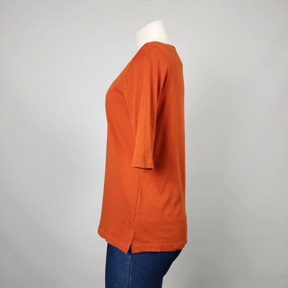 Eric Alexandre Orange Cotton Top Size M/L - Picture 5 of 9